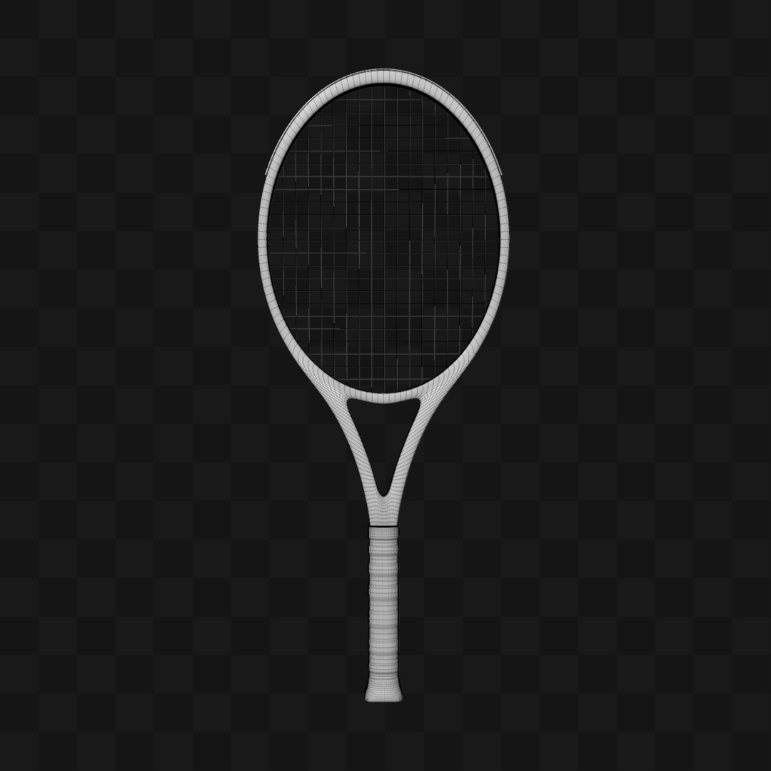 Raquete Tênis - Modelo 3D