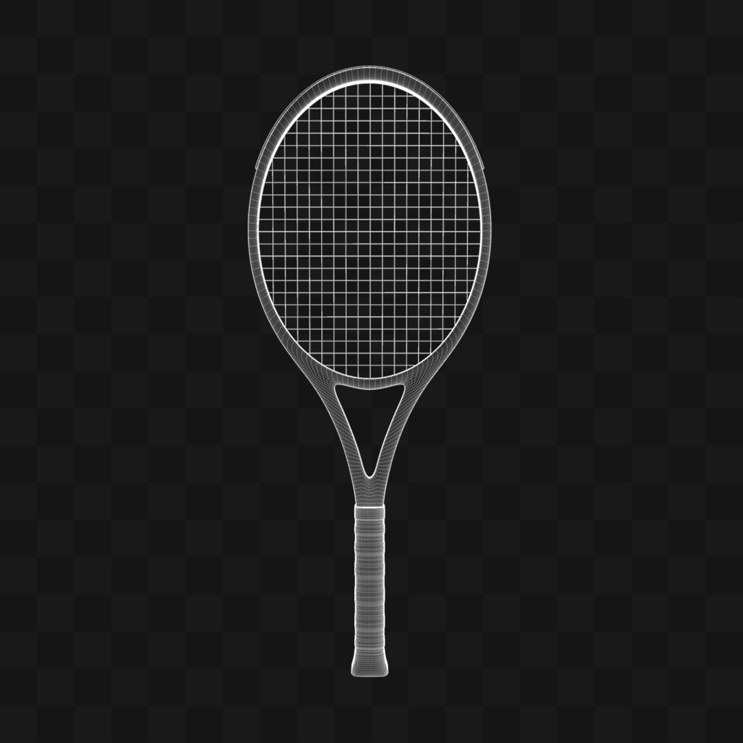 Raquete Tênis - Modelo 3D