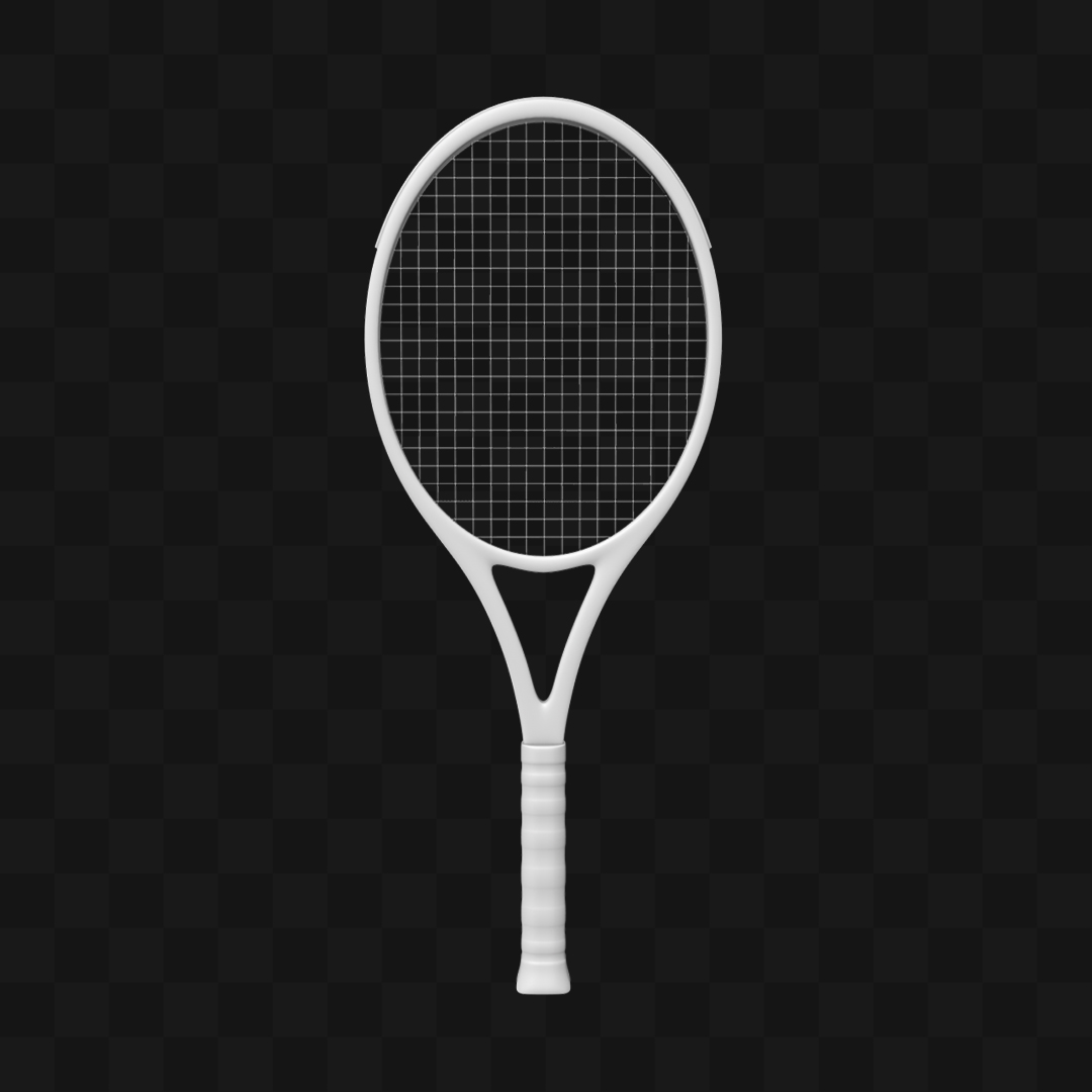 Raquete Tênis - Modelo 3D