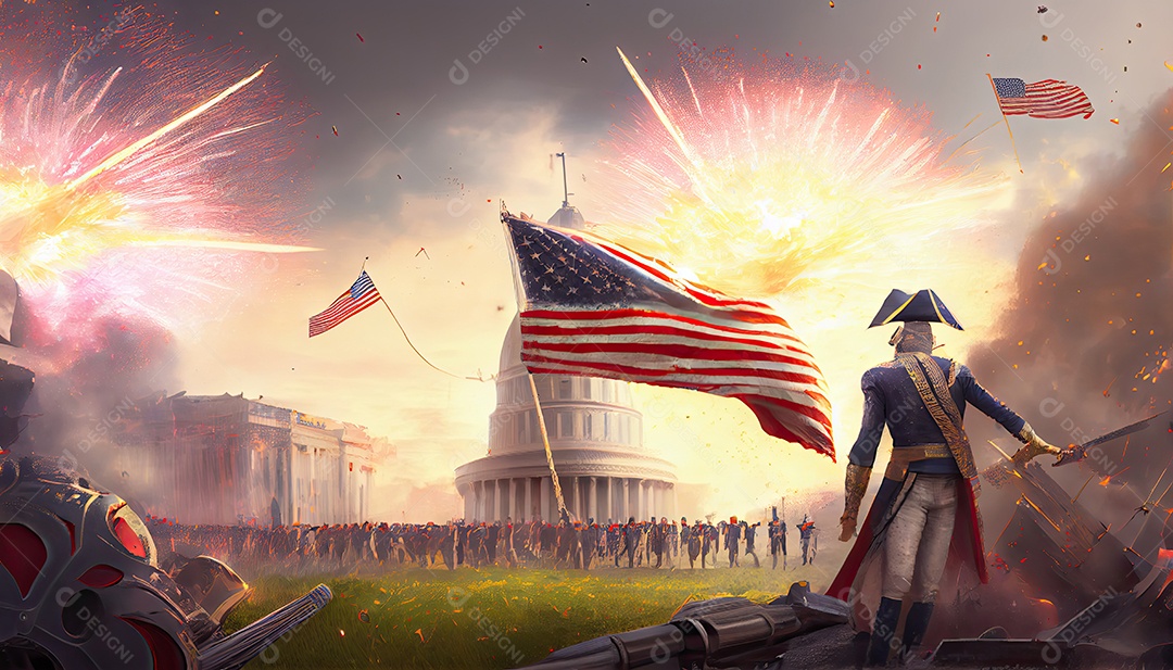 Tempo do Dia da Independência para a revolução! 4 de julho.