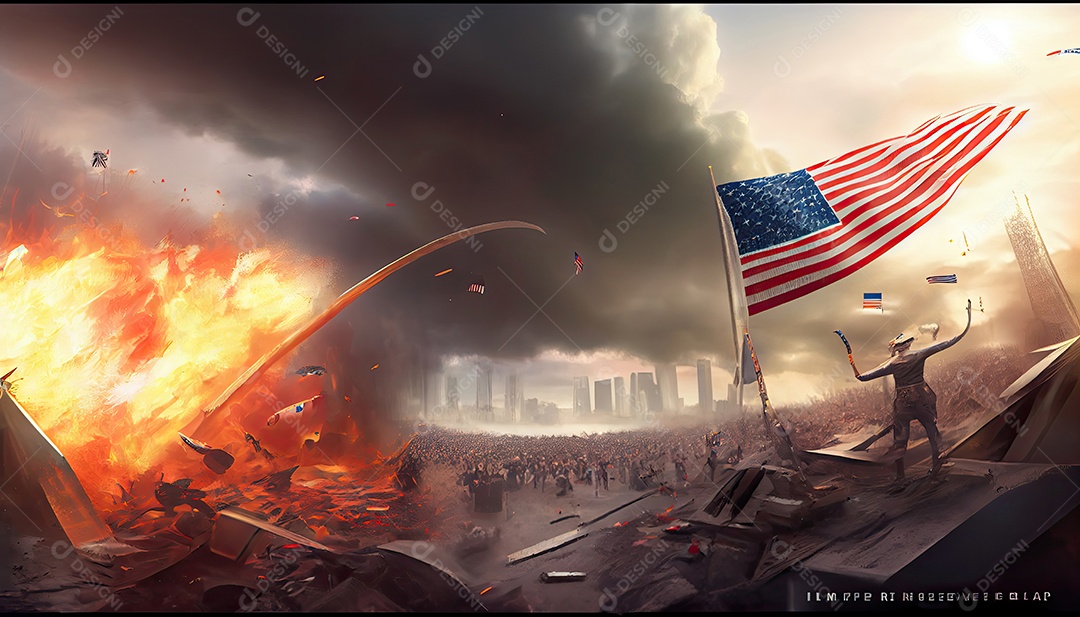 Tempo do Dia da Independência para a revolução! 4 de julho.