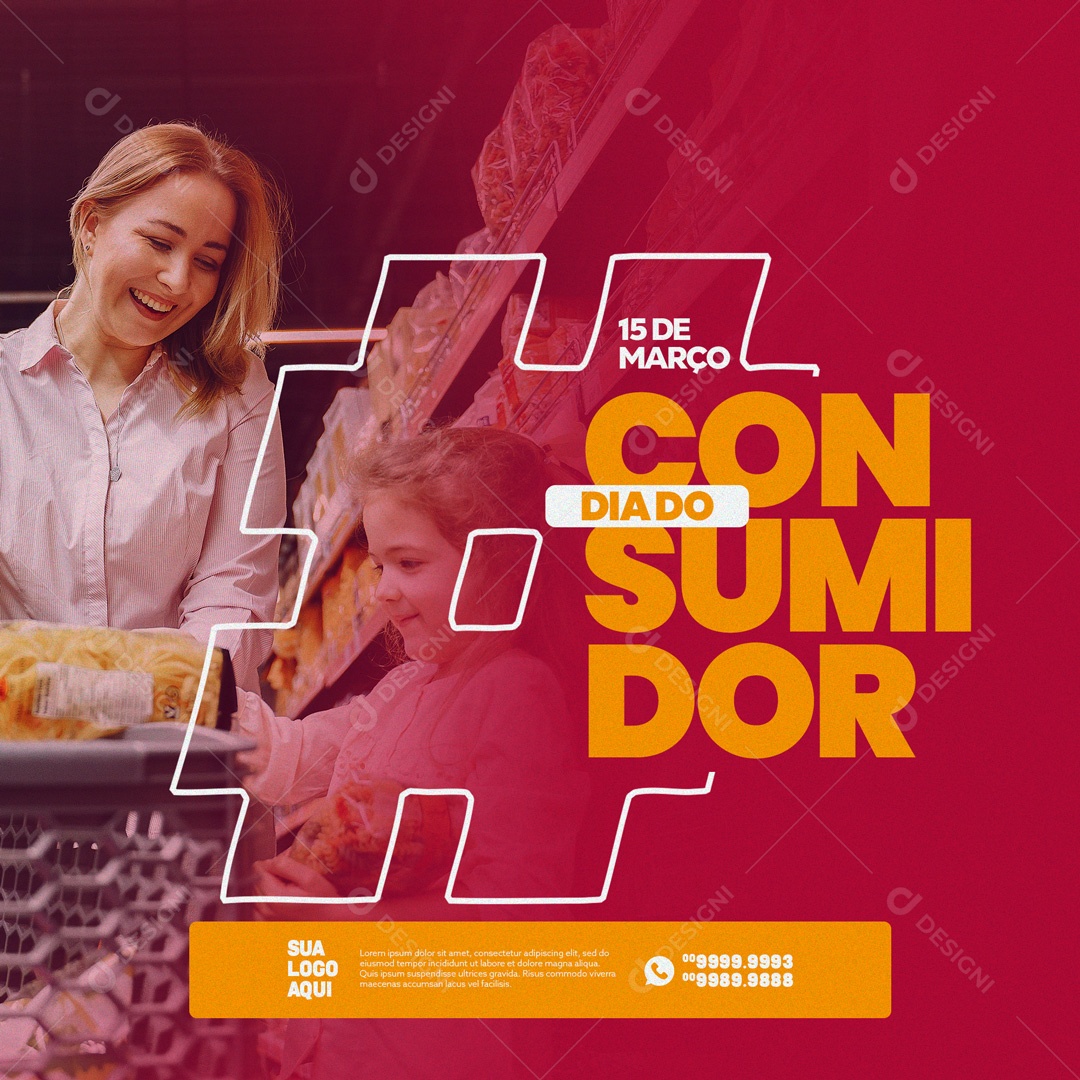 Dia Do Consumidor 15 De Março Social Media PSD Editável