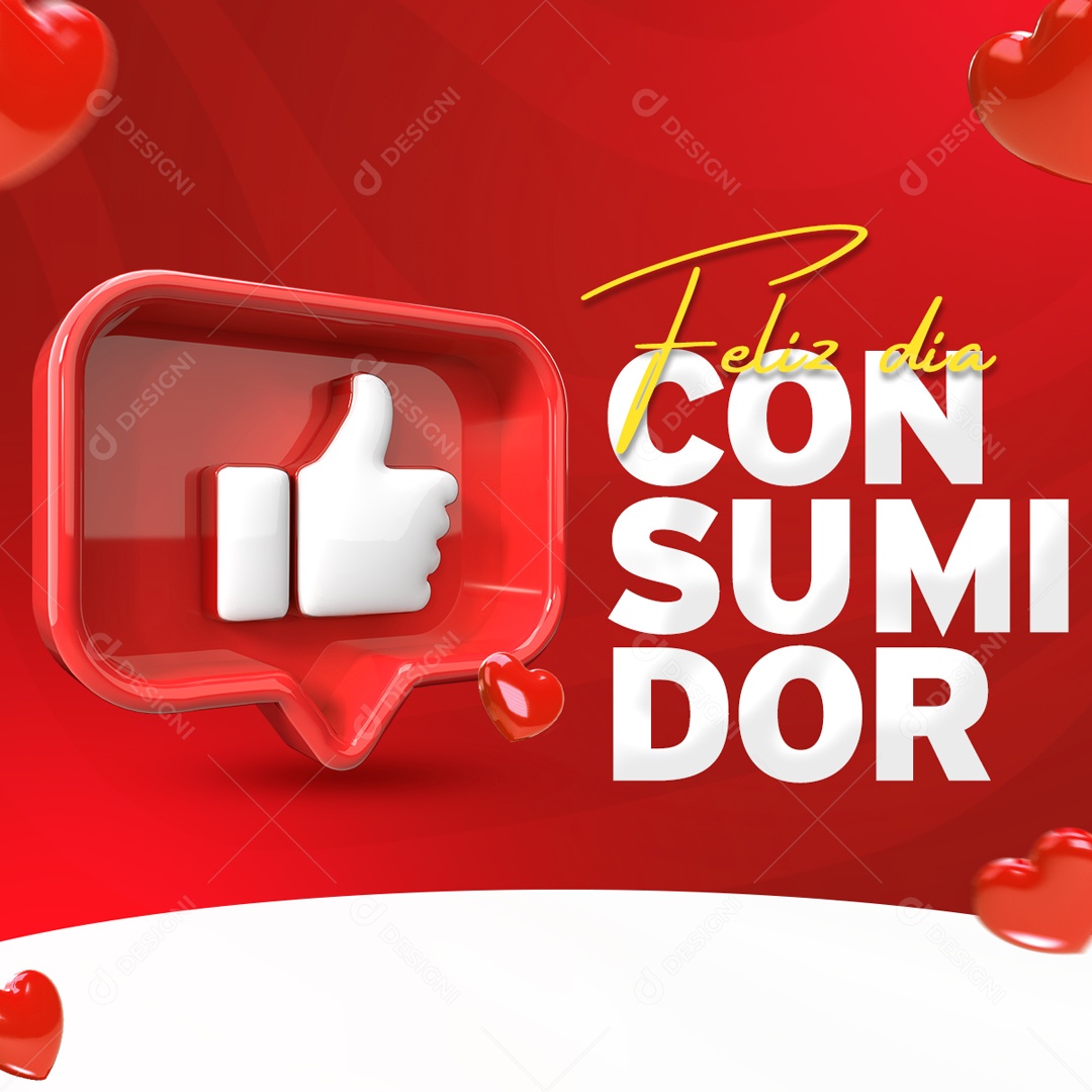 Feliz Dia Consumidor 15 de Março Social Media PSD Editável