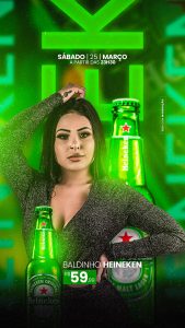 Flyer Baldinho Heineken Story Social Media PSD Editável
