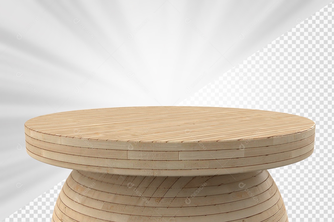 Podium Gray 3D Element For PSD Composition