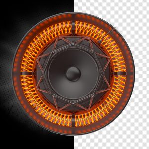Elemento 3D Para Composição Som PSD