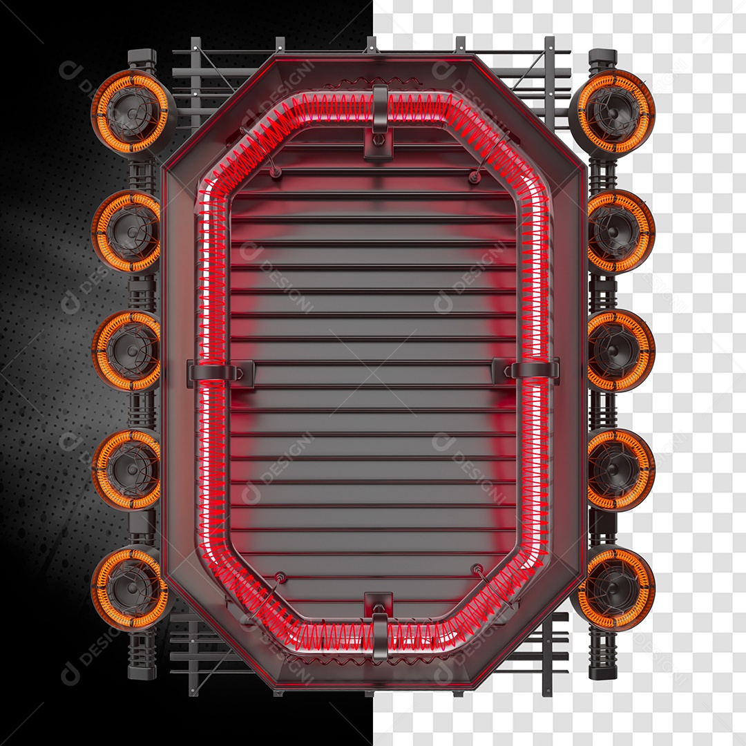 Elemento 3D Para Composição de Palco PSD