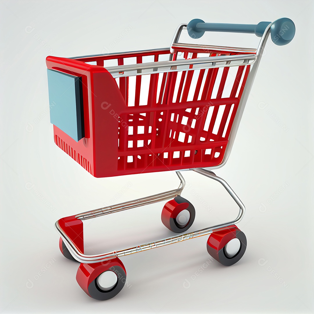 Carinho de compras do supermercado