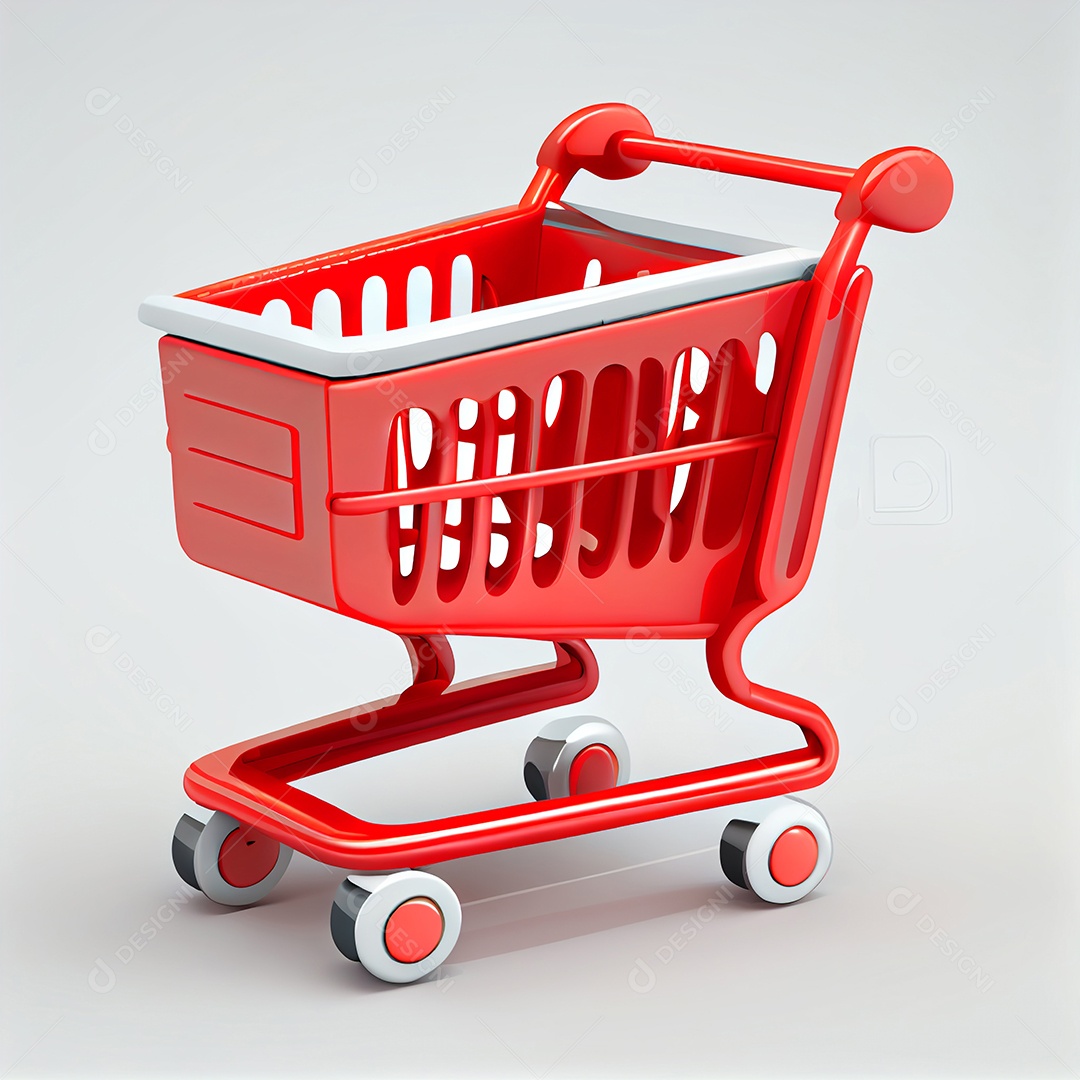 Carinho de compras de supermercado