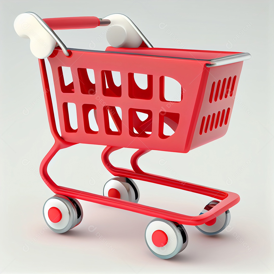 Carinho de compras de supermercado