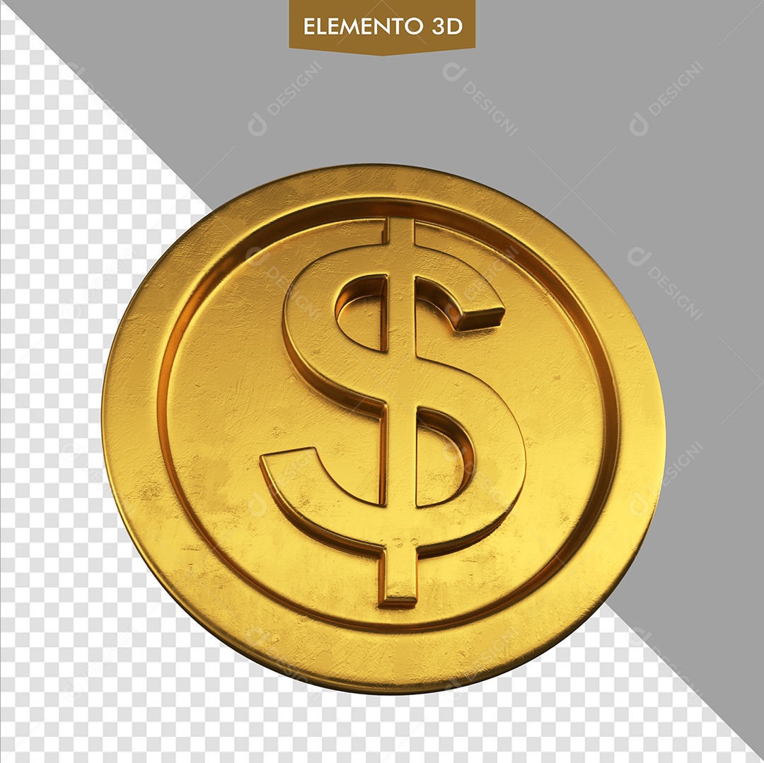 Moedas de Ouro de Dinheiro Digital de 1 Dólar