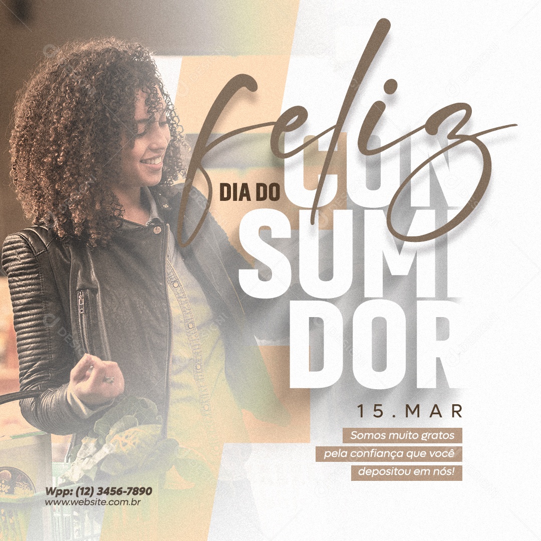 Dia Do Consumidor 15 de Março Social Media PSD Editável