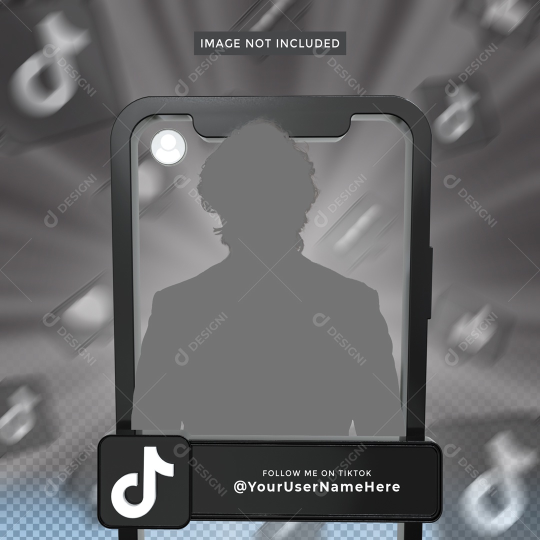 Moldura TikTok PSD