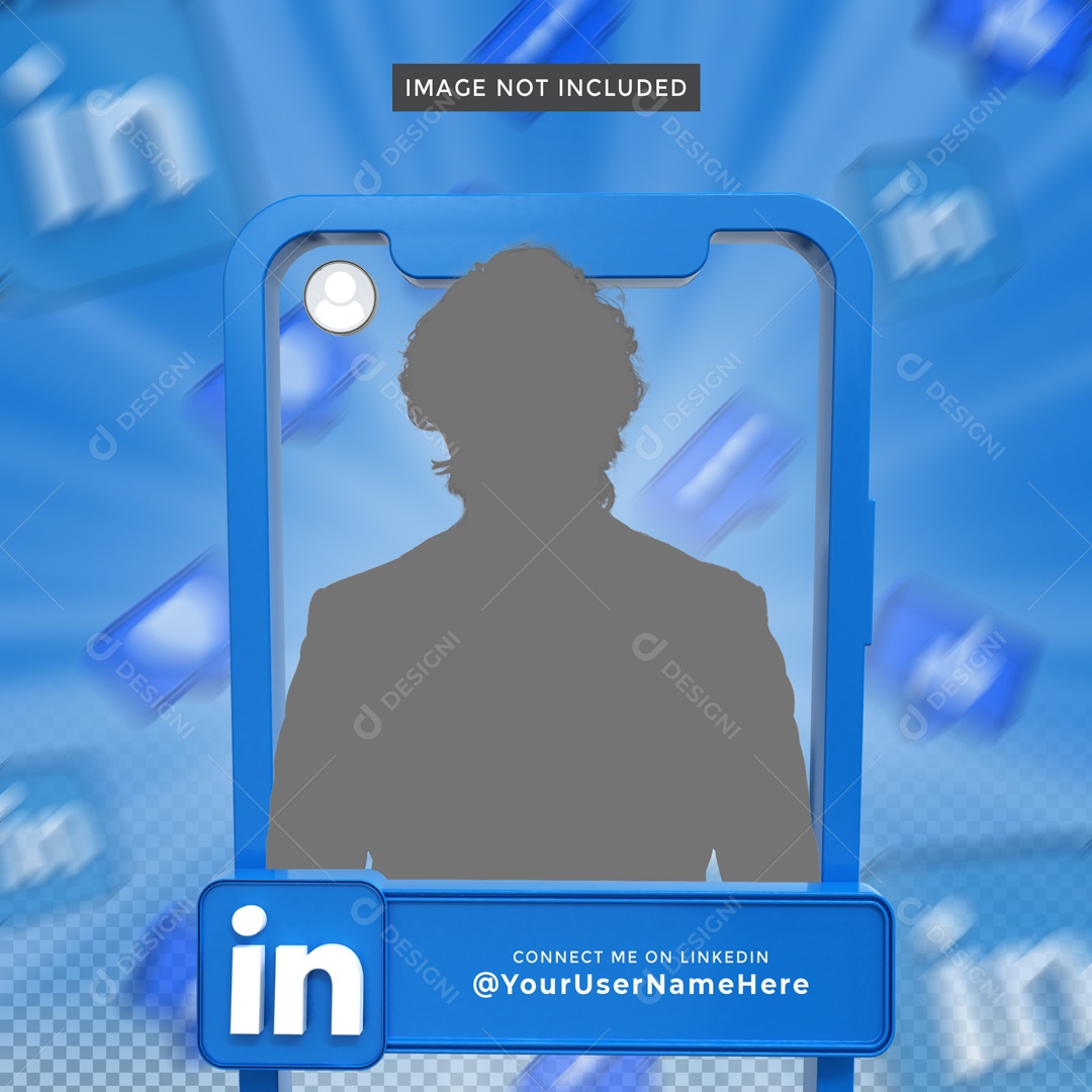 Moldura LinkedIn PSD