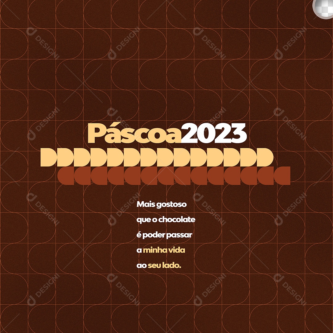 Mais Gostoso Que O Chocolate Páscoa 2023 Social Media PSD Editável