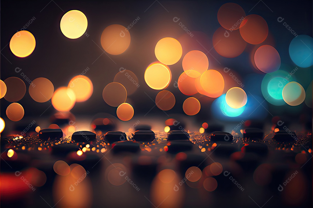 Papel de parede de luz bokeh de fundo.