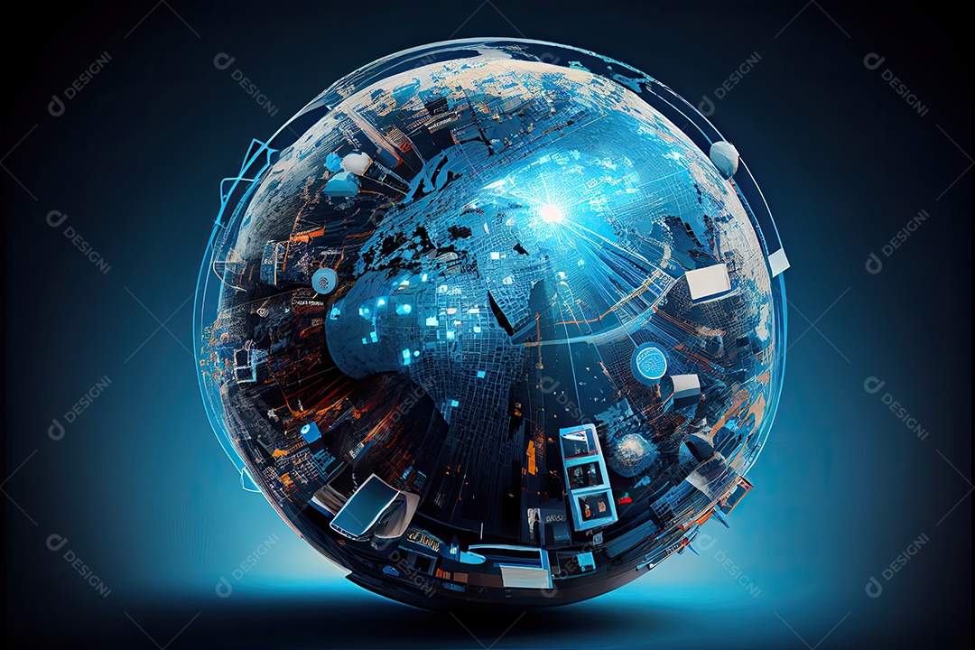 Melhor Conceito de Internet de Negócios Globais.