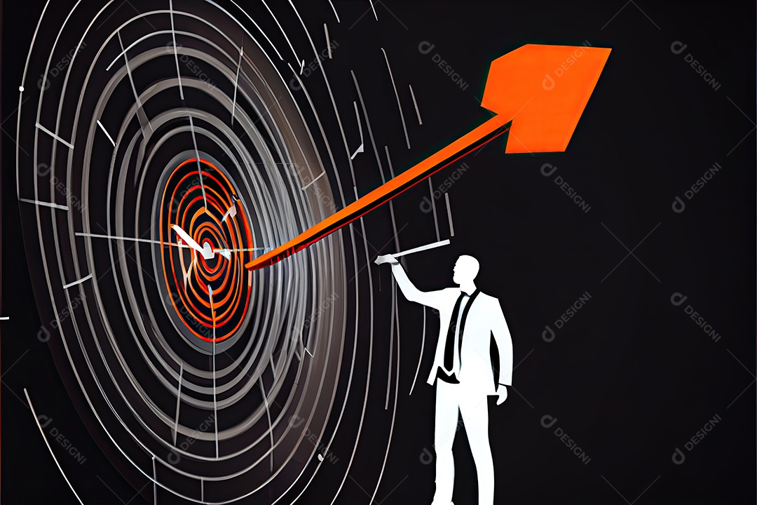 Empresário empresários empresa gráfico setas crescimento fotos imagem Objetivos e conquistas de negócios e tecnologia Empresário desenha aumento gráfico de setas ano de crescimento futuro corporativo Gráfico de estatísticas de resolução de ano novo re