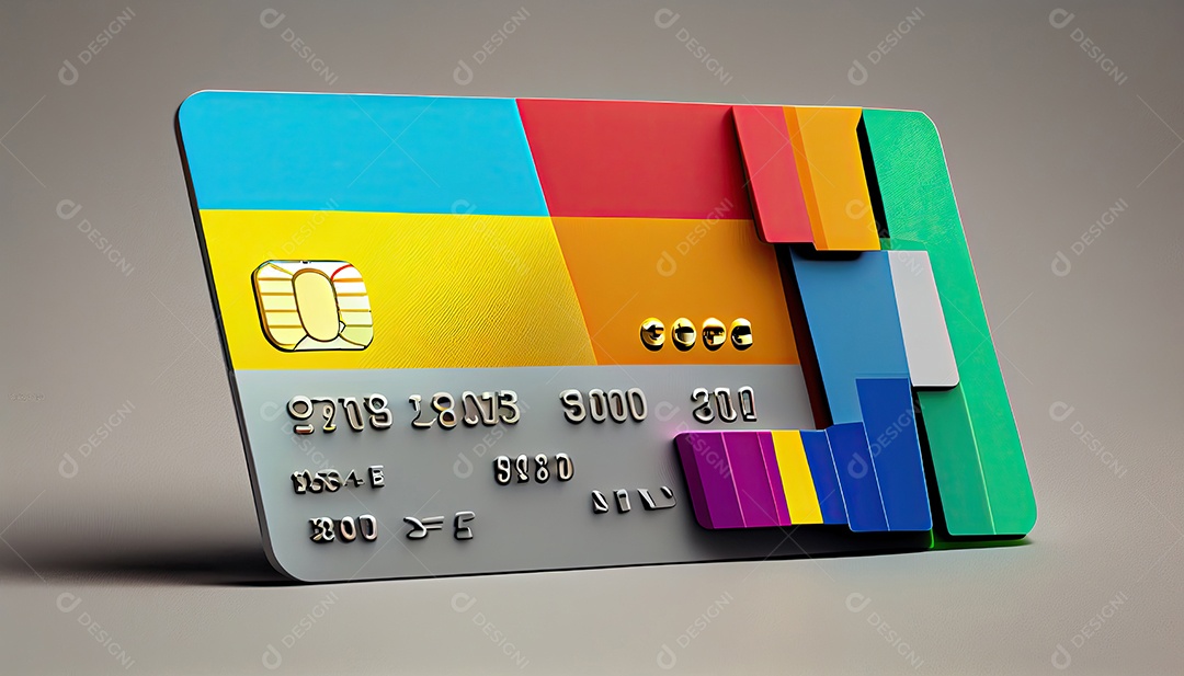 Cartão de crédito digital.