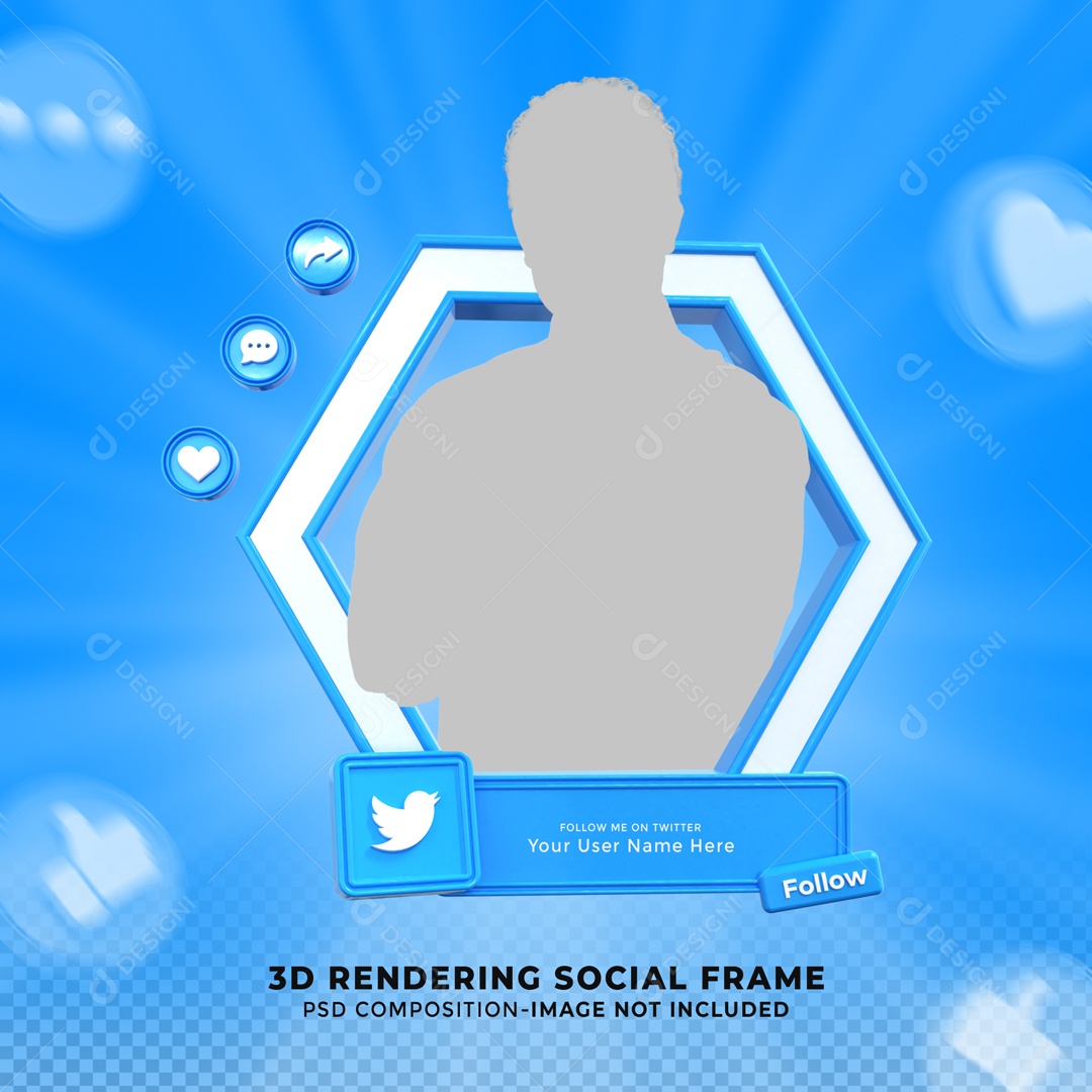 Moldura Twitter PSD