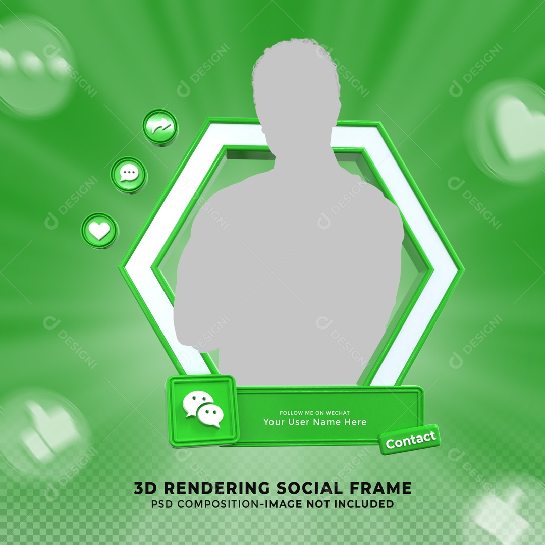 Moldura WeChat PSD