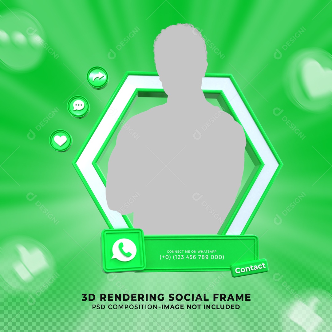 Moldura WhatsApp PSD