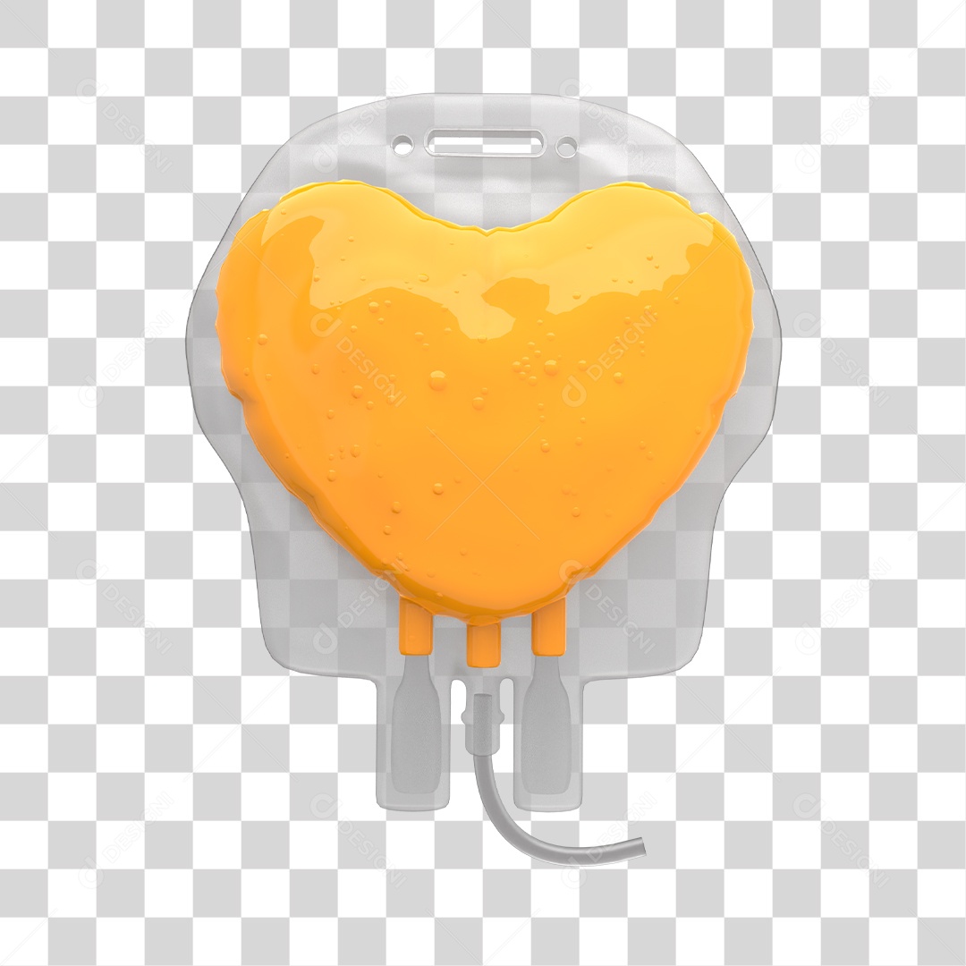 Bolsa De Óleo Elemento 3D PNG Transparente