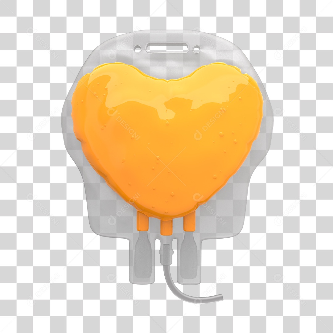 Bolsa De Óleo Elemento 3D PNG Transparente