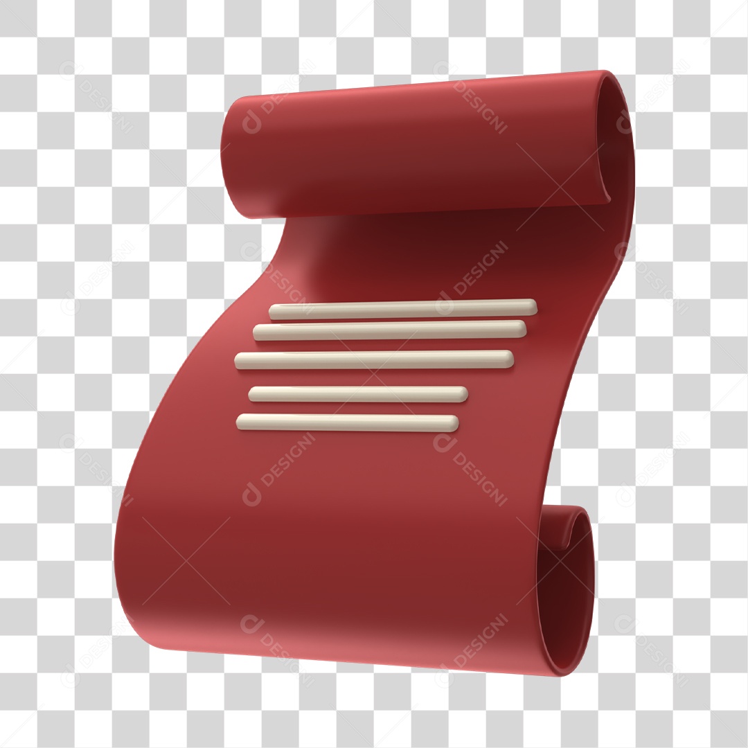 Documento Elemento 3D De Direito PNG Transparente