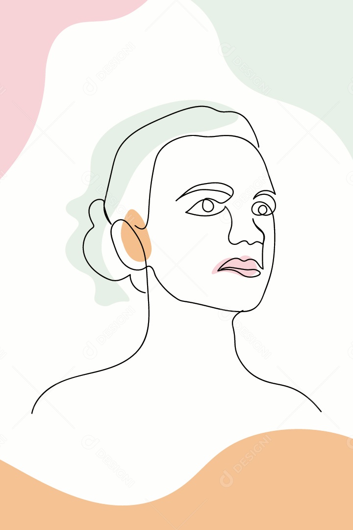 Ilustração de Mulher Vetor EPS Editável