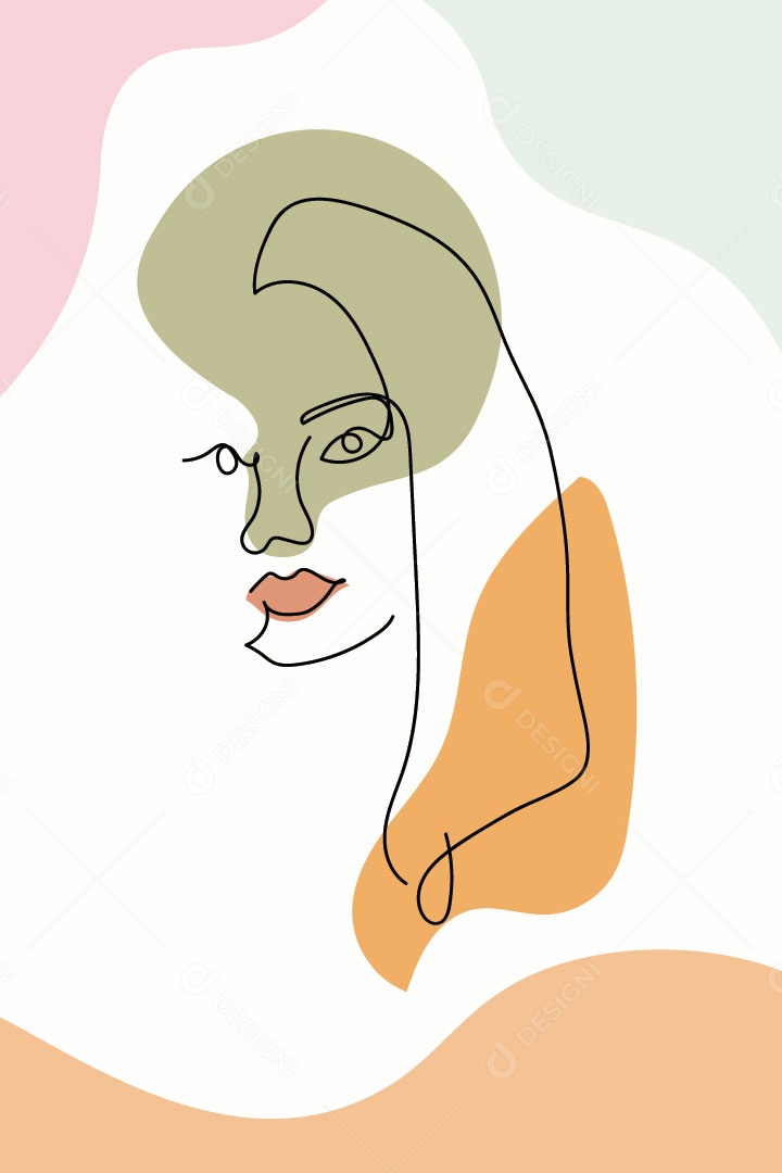 Ilustração de Mulher Vetor EPS Editável