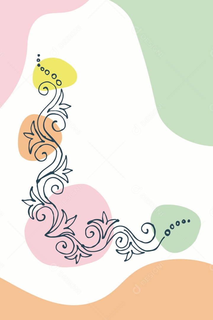 Ilustração de Flores Vetor EPS Editável