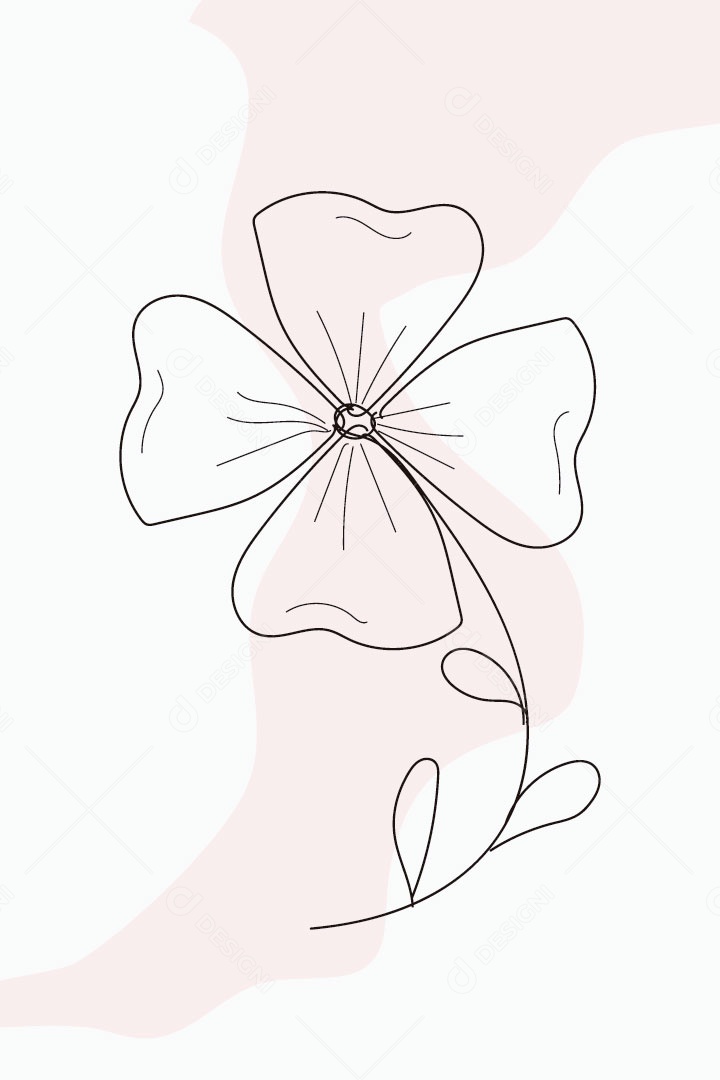 Ilustração de Flores Vetor EPS Editável