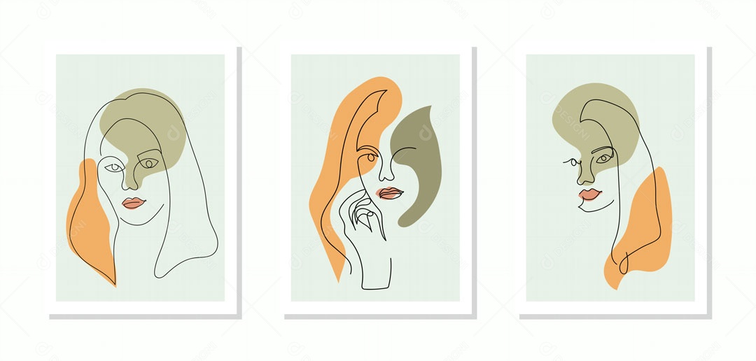 Ilustração de Mulher Vetor EPS Editável