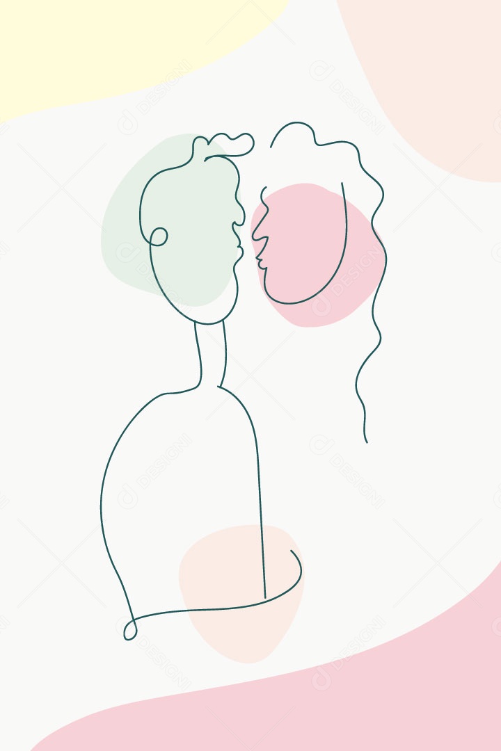 Ilustração de Homem e Mulher Vetor EPS Editável