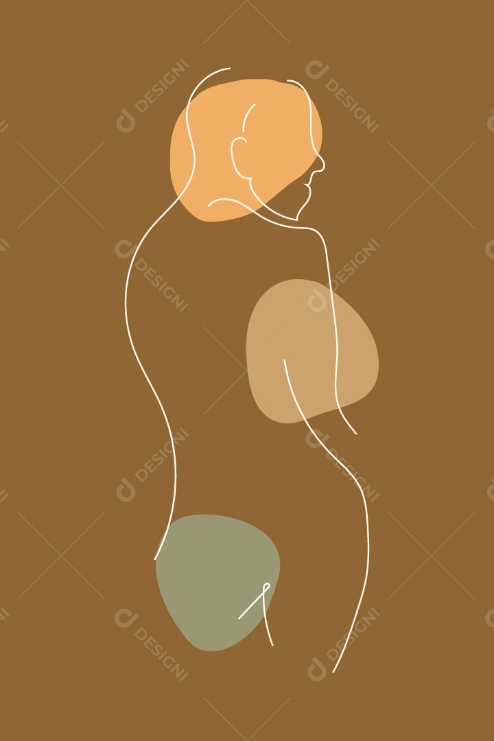 Ilustração de Mulher Vetor EPS Editável