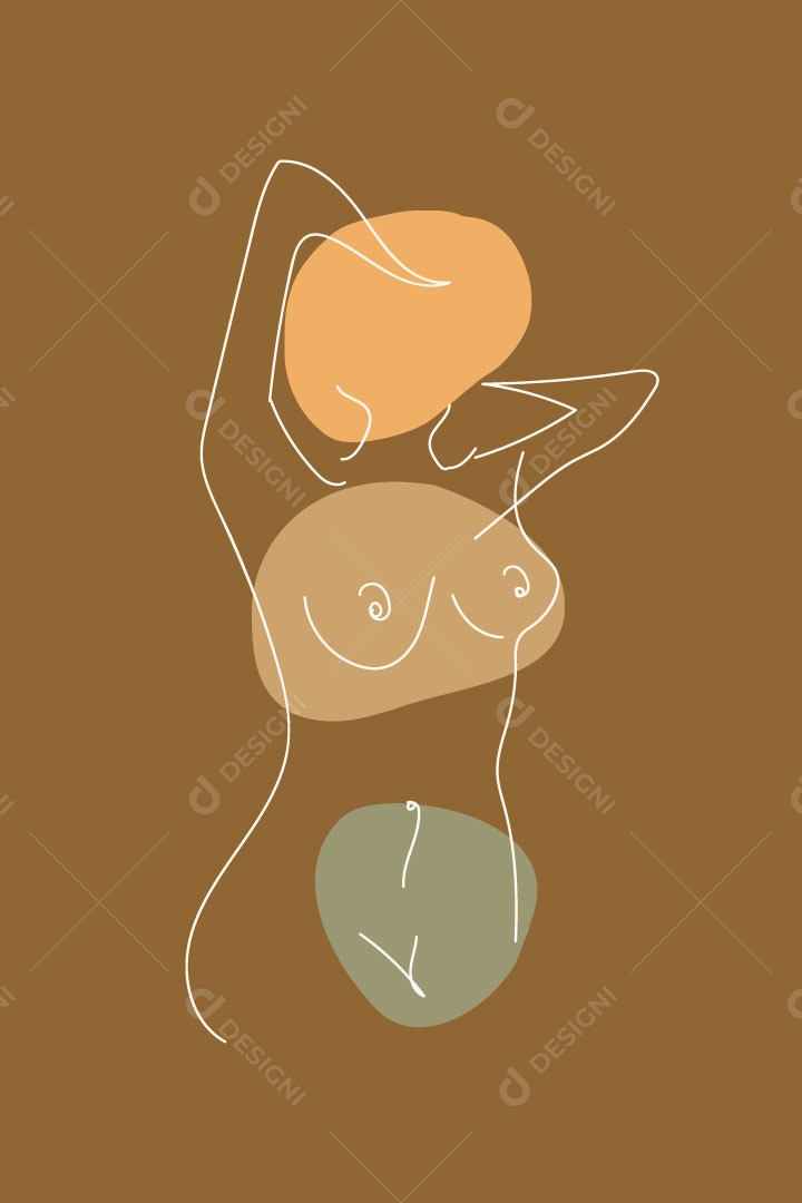 Ilustração de Mulher Vetor EPS Editável