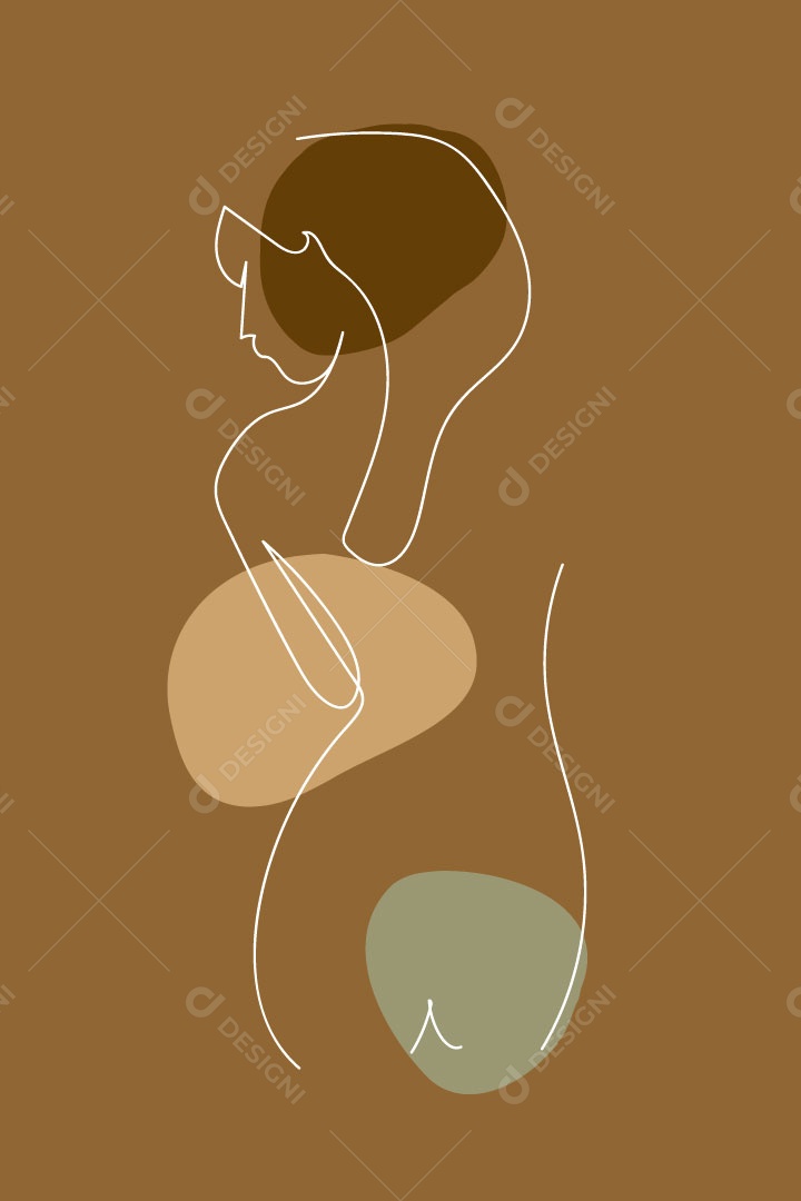 Ilustração de Mulher Vetor EPS Editável