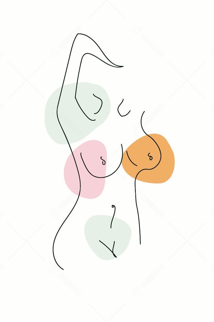 Ilustração de Mulher Vetor EPS Editável