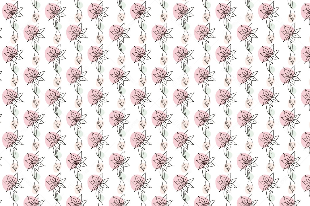 Background Abstrato Com Flores EPS Editável