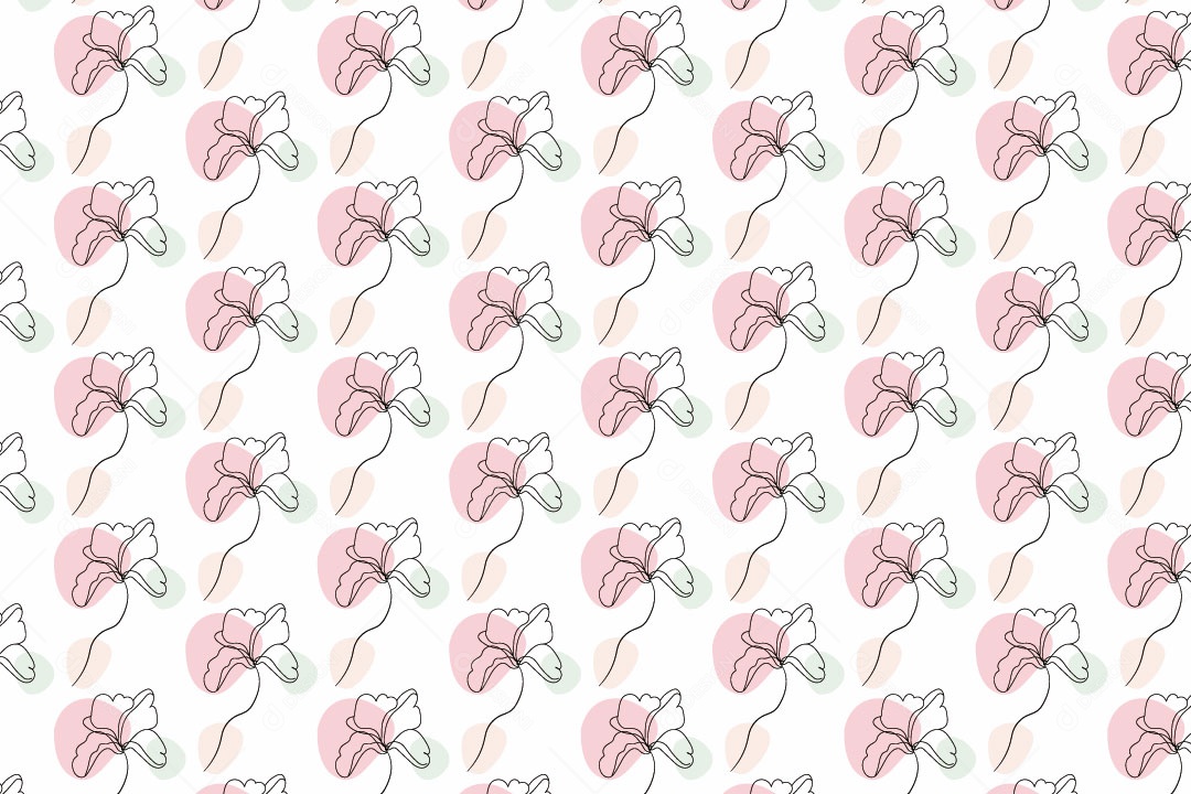 Background Abstrato Com Flores EPS Editável