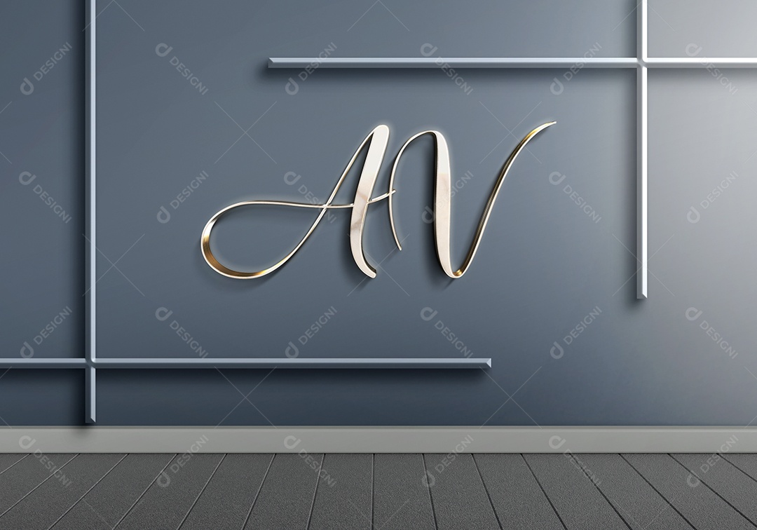 Mockup Logotipo PSD Editável