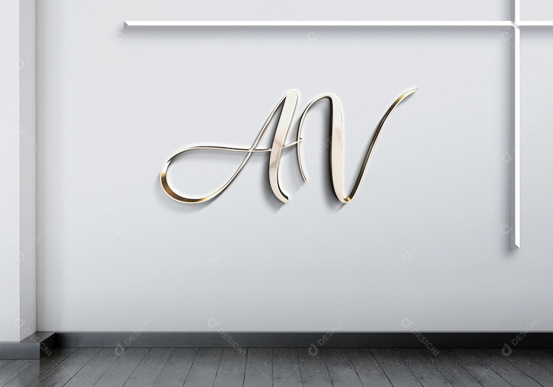 Mockup Logotipo PSD Editável