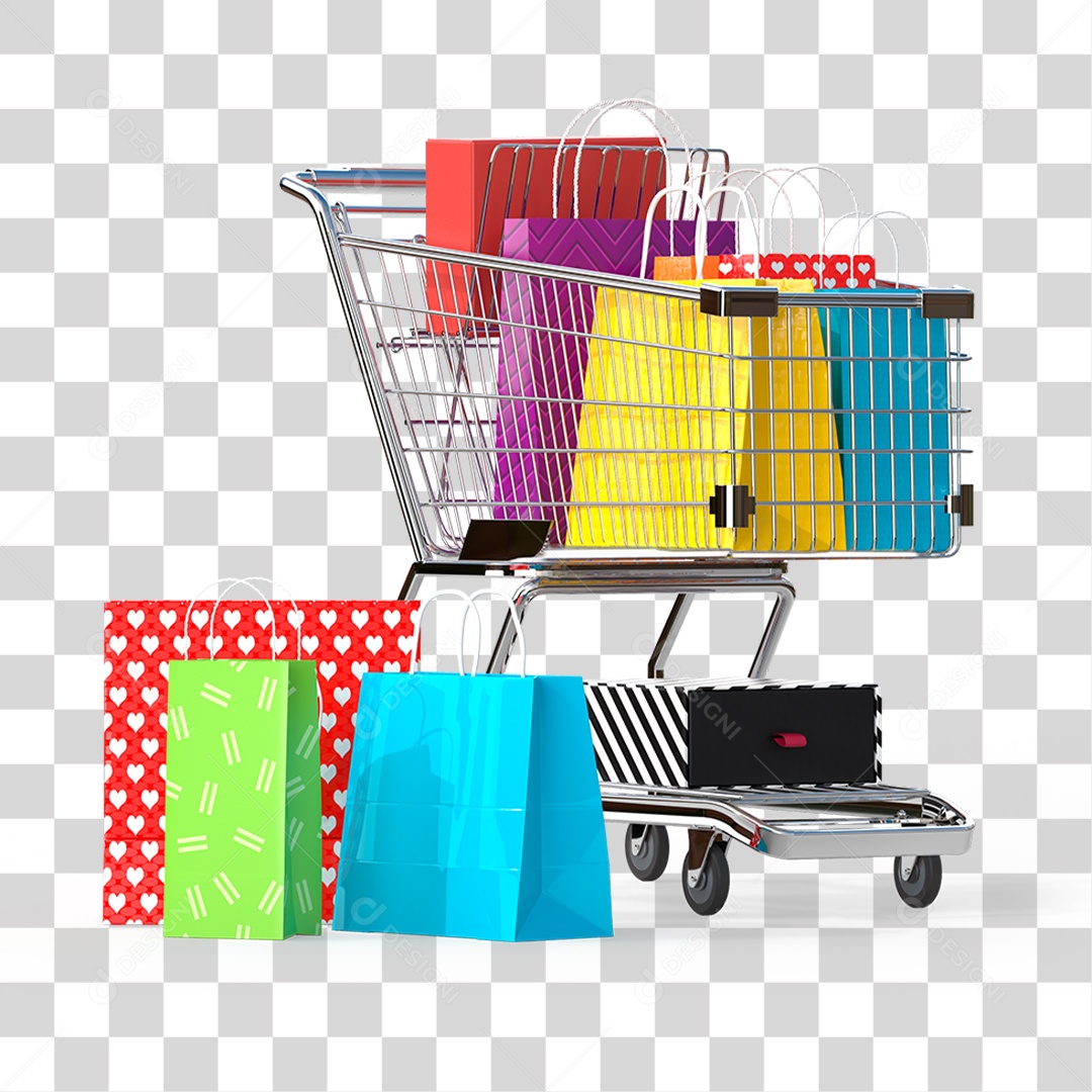 Carrinho de Compras PNG Transparente