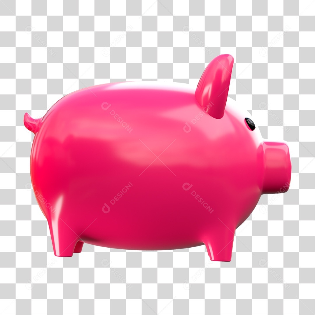 Porquinho de Porcelana PNG Transparente