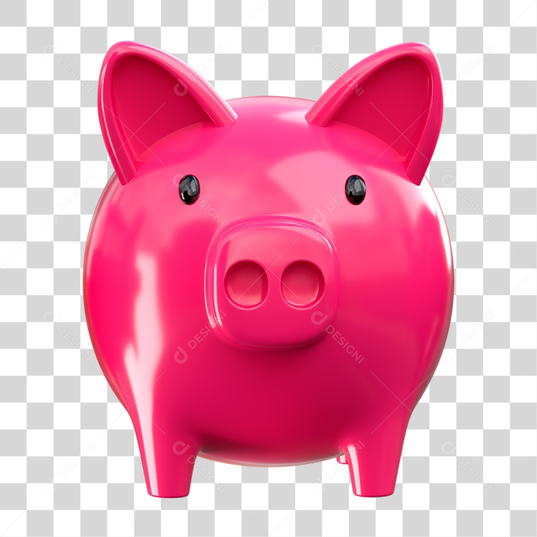 Porquinho de Porcelana PNG Transparente