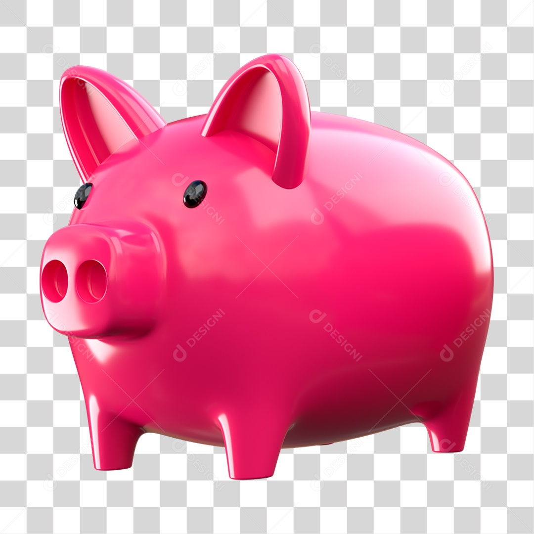 Porquinho de Porcelana PNG Transparente