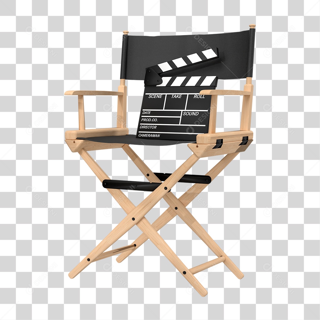 Cadeira do Diretor PNG Transparente