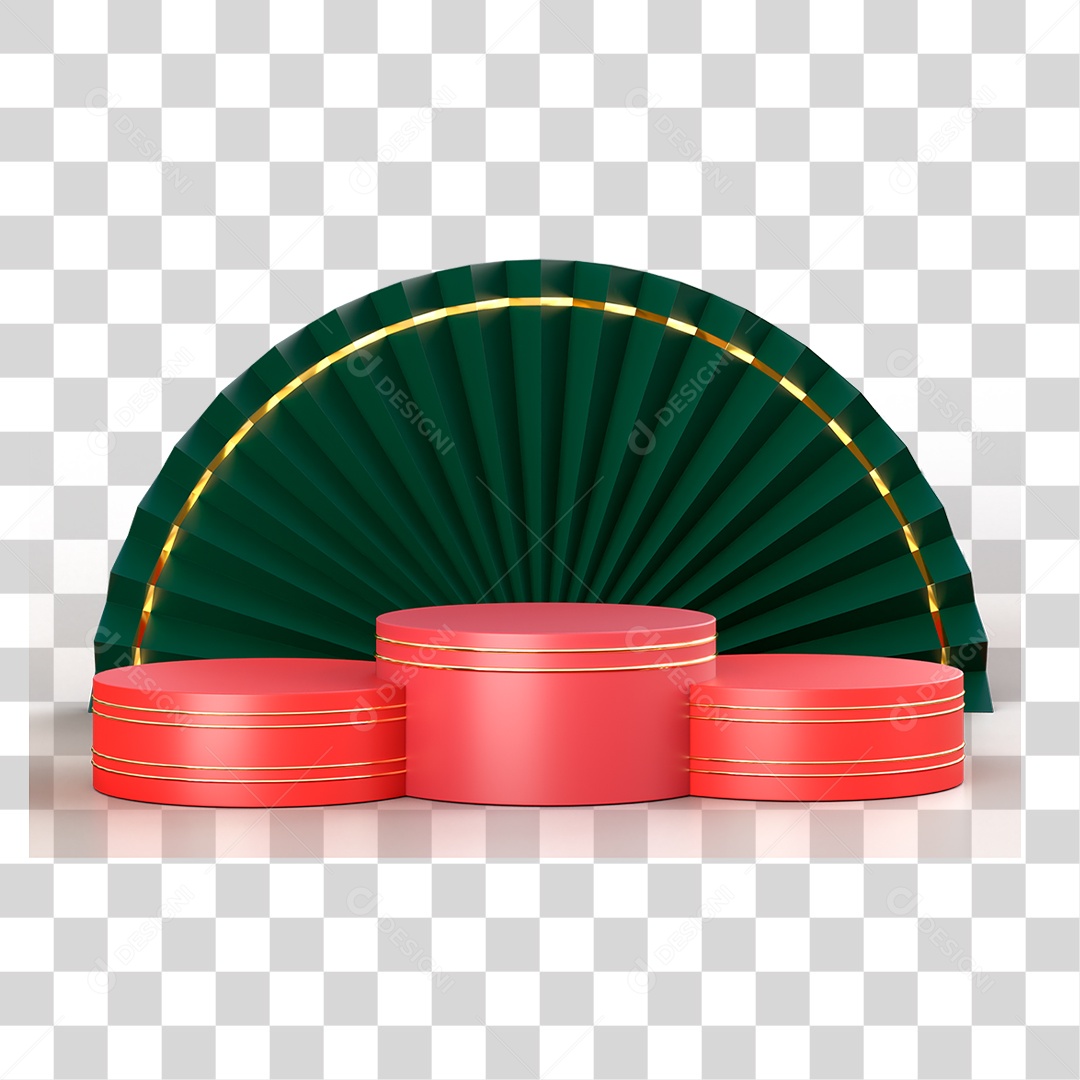 Leque Chinês PNG Transparente