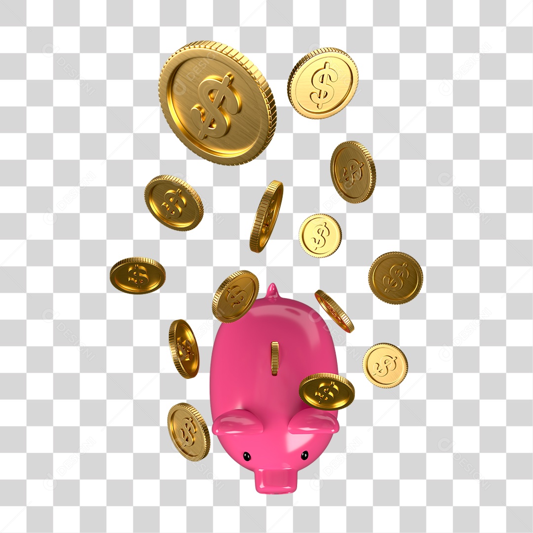 Moedas PNG Transparente